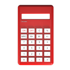 red calculator