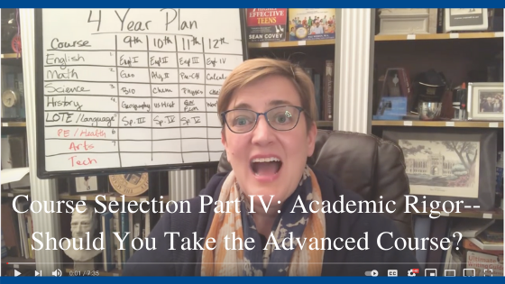 Course Selection Part IV: Academic Rigor– Should You Take The Advanced ...